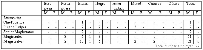 Racial Composition of Judiciary